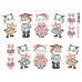 Лист с картинками 10х30 см "МурТильда. Персонажи" (ScrapMania)