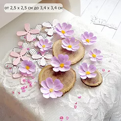Нож "Цветок. Космея простая", 3,4х3,4 см (ScrapMania)
