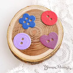 Нож "Пуговки. Сердечко", 1,6х1,6 см (ScrapMania)