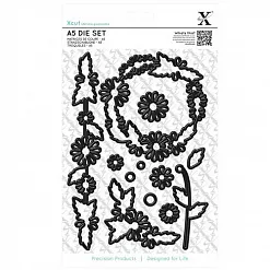 Набор ножей для вырубки "Рамка из маргариток" (DoCrafts)