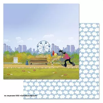 Бумага "Ну, погоди! Лист 2" (ScrapMania)