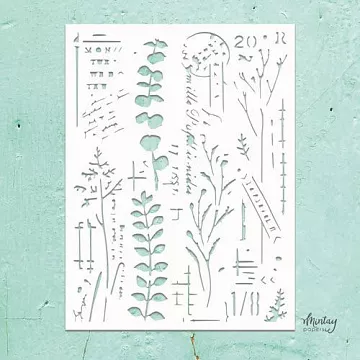 Трафарет 15х20 см "Mixed 9" (Mintay)