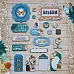 Набор цветного чипборда "Вечные странники" (ScrapMania)