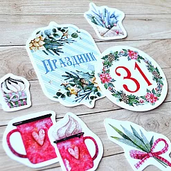 Набор высечек из бумаги "Сказка на Рождество" (ScrapMania)