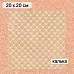 Калька 20х20 см "Художница Осень 24", плотность 110 гр/м2 (ScrapMania)