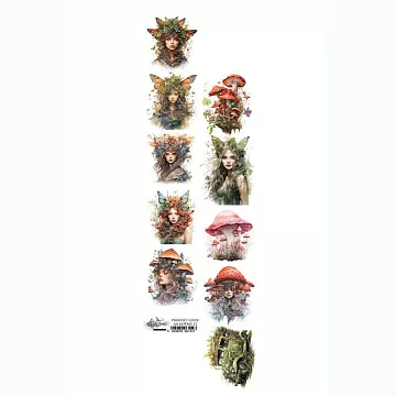 Бумага 6х30 см "Legends of the magic school 02" (Alchemy of Art)