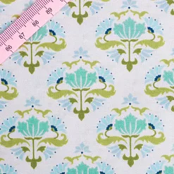 Отрез ткани 50х70 см "Подкладка, цвет циан" (Tilda)