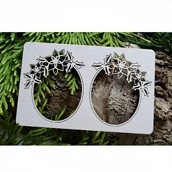 Чипборд "Новогодние рамки", 4,8х5,8 см (LeoMammy) Чипборд "Новогодние рамки", 4,8х5,8 см (LeoMammy)