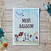 Тканевая карточка "Веселый паровозик. Мой альбом" (ScrapMania)