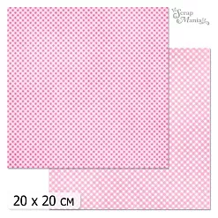 20х20 Бумага "Фономикс. Клетка. Дизайн 11" (ScrapMania)