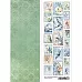 Лист с картинками 10х30 см "Океания. Марки" (ScrapMania)