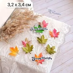 Нож "Лист клена 2", 3,2х3,4 см (ScrapMania) Нож "Лист клена 2", 3,2х3,4 см (ScrapMania)