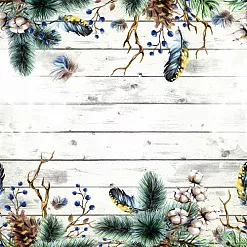 Бумага "Winter birds - 2" (SunnyCraft)