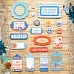 Набор цветного чипборда "Морячок" (ScrapMania)