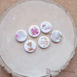 Набор фишек "Маленькая королева" (ScrapMania) Набор фишек "Маленькая королева" (ScrapMania)