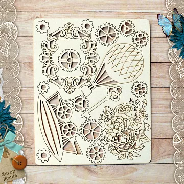 Чипборд "Вечные странники. Механизм" (ScrapMania)