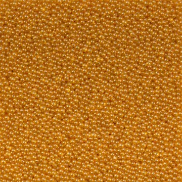 Микробисер, цвет желто-коричневый жемчуг, 30 г (Zlatka)