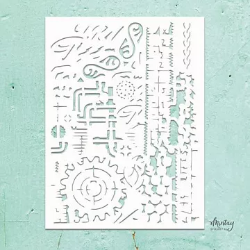 Трафарет 15х20 см "Mixed 11" (Mintay)