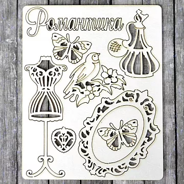 Чипборд "Сад герцогини. Романтика" (ScrapMania)