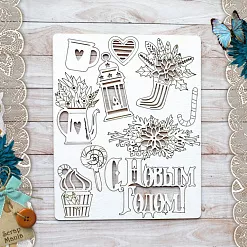 Чипборд "Сказка на Рождество. С новым годом" (ScrapMania)