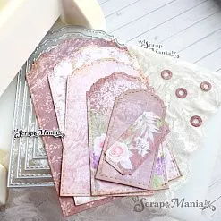 Нож "Фигурные ярлыки со строчкой", 11х18 см (ScrapMania)