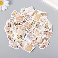 Набор наклеек "Розы и письма", 46 шт Набор наклеек "Розы и письма", 46 шт