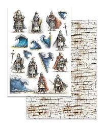 Набор бумаги А4 "Лукоморье", 8 листов (ScrapMania)