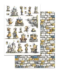 Набор бумаги А4 "Лукоморье", 8 листов (ScrapMania)