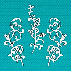 Набор украшений из чипборда "Завитки. Карина" (CraftStory) Набор украшений из чипборда "Завитки. Карина" (CraftStory)