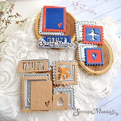 Нож "Марки. Почта", 3,2х4,2 см (ScrapMania)