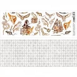 Лист с картинками 10х30 см "Волшебник. Покровители" (ScrapMania)