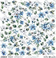 Бумага 30х30 см "Winter Sparkle. Christmas 24" (ScrapAndMe)