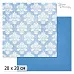 20х20 Бумага "Фономикс. Голубой. Дизайн 5" (ScrapMania)