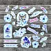 Набор высечек из бумаги "Этника. Лиловое сияние", 25 шт (ScrapMania)