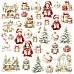 Бумага 30х30 "Rustic Christmas. Christmas 21" (ScrapAndMe)