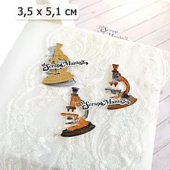 Нож "Школьная жизнь. Микроскоп", 3,5х5,1 см (ScrapMania)