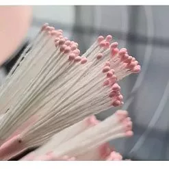 Тычинки "Мини. Розовые на белой нити", 25 шт (AgiArt) Тычинки "Мини. Розовые на белой нити", 25 шт (AgiArt)