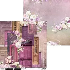 Бумага 30х30 см "Счастье. Лист 2" (Scrapodelie)