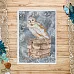 Тканевая карточка "Волшебник. Сова" (ScrapMania)