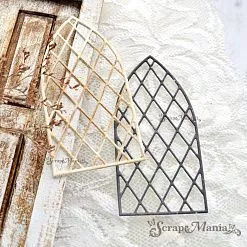 Нож "Окна. Решетчатый витраж", 3,8х7,3 см (ScrapMania)