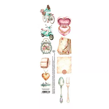 Бумага 6х30 см "Dreamy Dreams. Для вырезания 03" (Alchemy of Art)