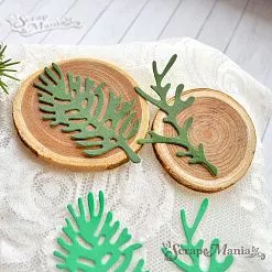 Нож "Хвойные ветки", 4х6,5 см (ScrapMania)