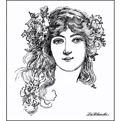 Штамп La Blanche "Летняя красота" Штамп La Blanche "Летняя красота"