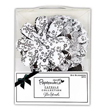 Набор бумажных цветов "Монохромные" (DoCrafts)