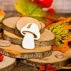 Чипборд "Гриб", 2,7х3,5 см (WoodHome)