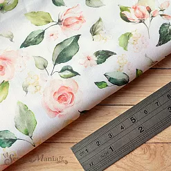Отрез ткани 75х50 см "Мечты невесты. Бутоны" (ScrapMania)