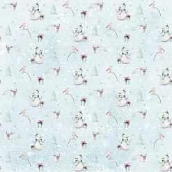 Бумага "Этника новогодняя. Снеговички" (ScrapMania) Бумага "Этника новогодняя. Снеговички" (ScrapMania)