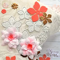 Нож "Цветок пятилистник", 6,5х9 см (ScrapMania)