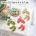 Нож "Варежки и носочки", 4х4,7 см (ScrapMania)