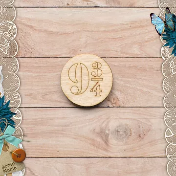Деревянное украшение "Волшебник. Платформа" (ScrapMania)